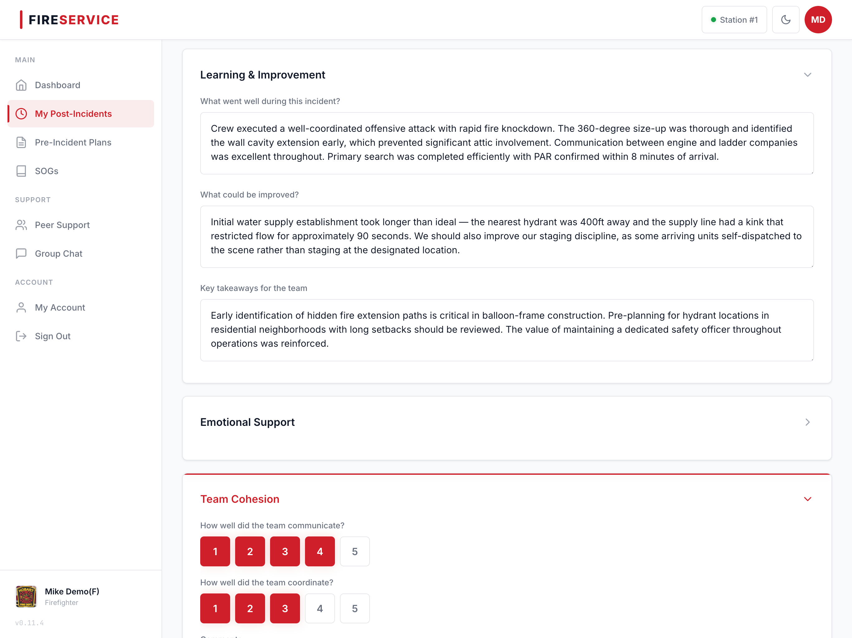 PID Reports — professional PDF incident reports for training and compliance